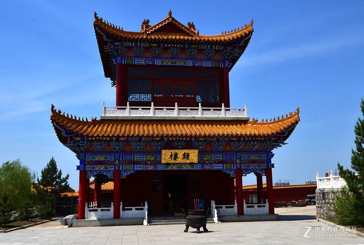牡丹江风光海林报恩寺
