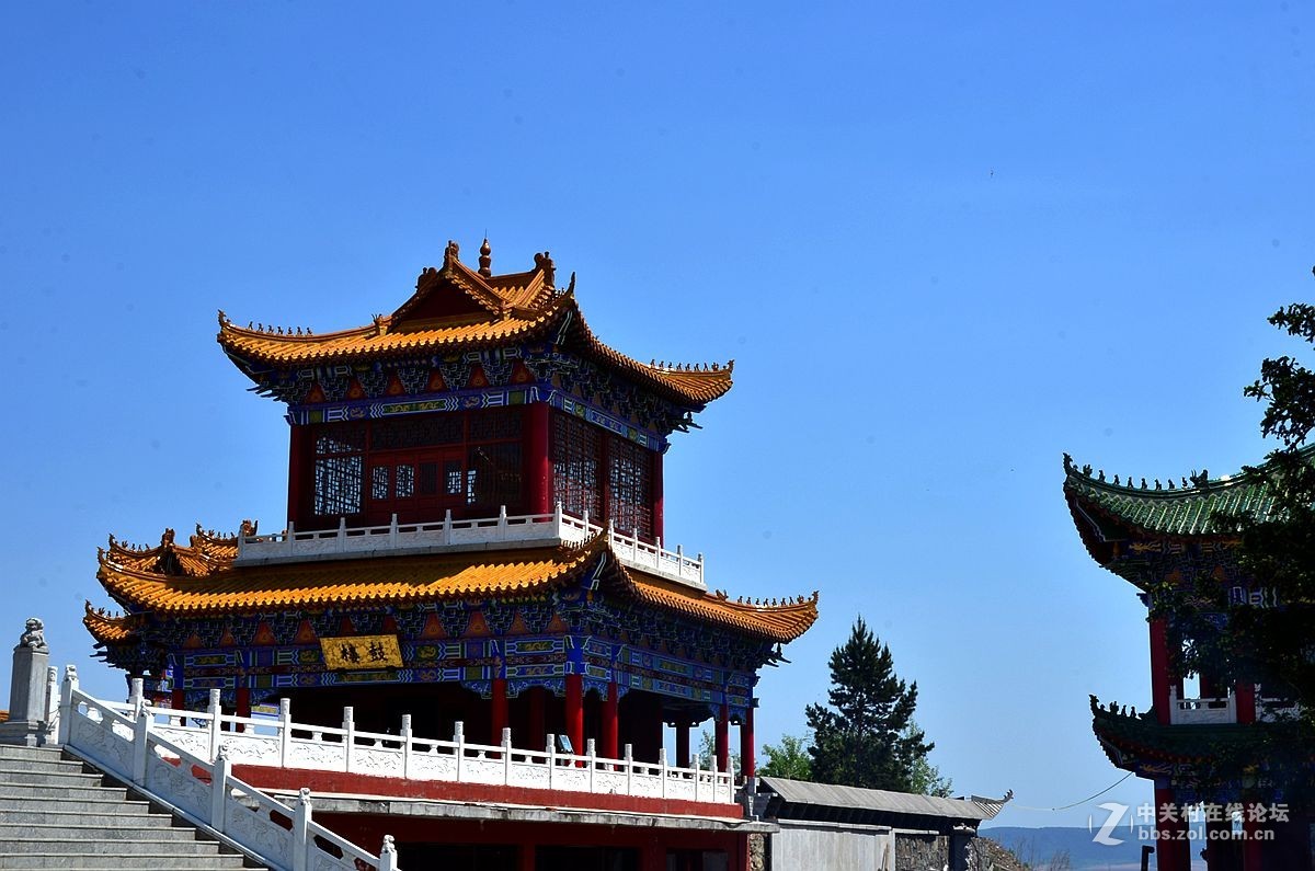 牡丹江风光海林报恩寺