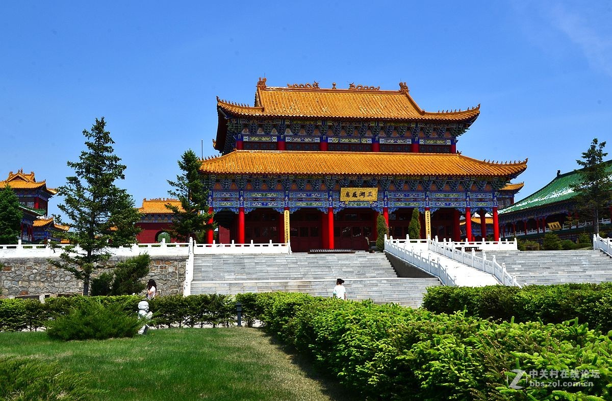 牡丹江风光海林报恩寺