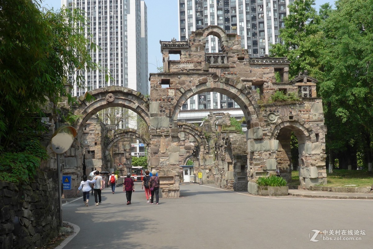 四川美院新校区游拍