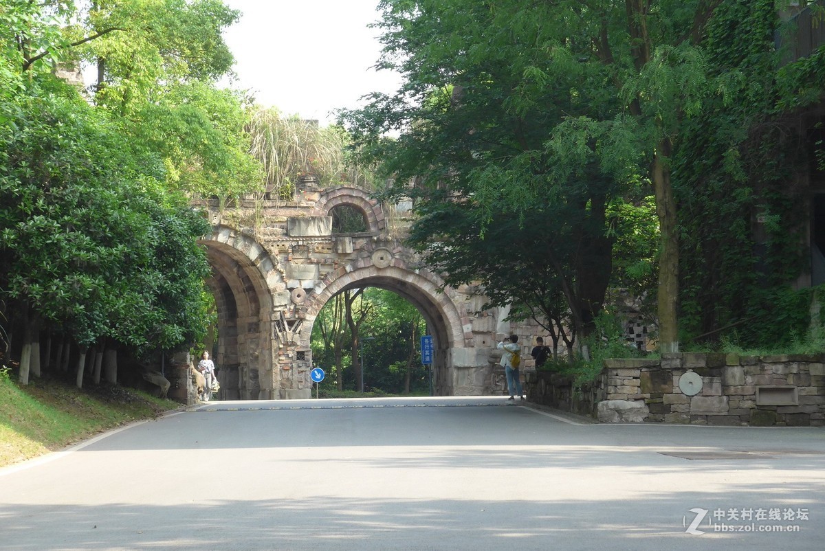 四川美院新校区游拍