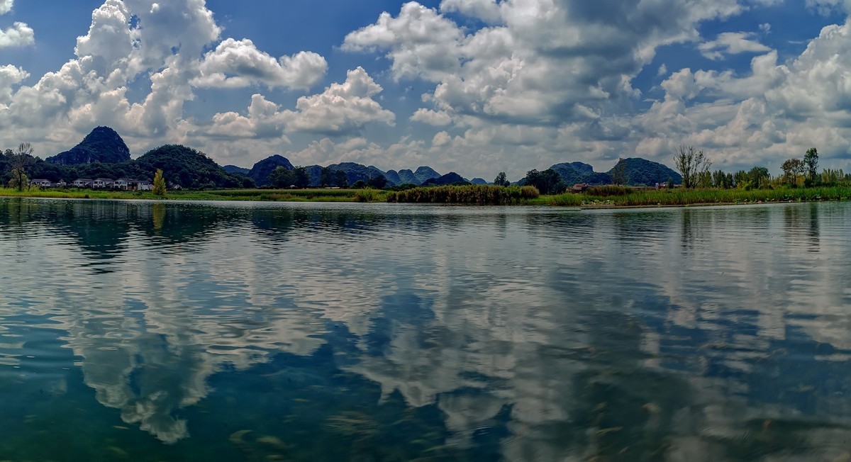 云南文山州丘北普者黑湿地