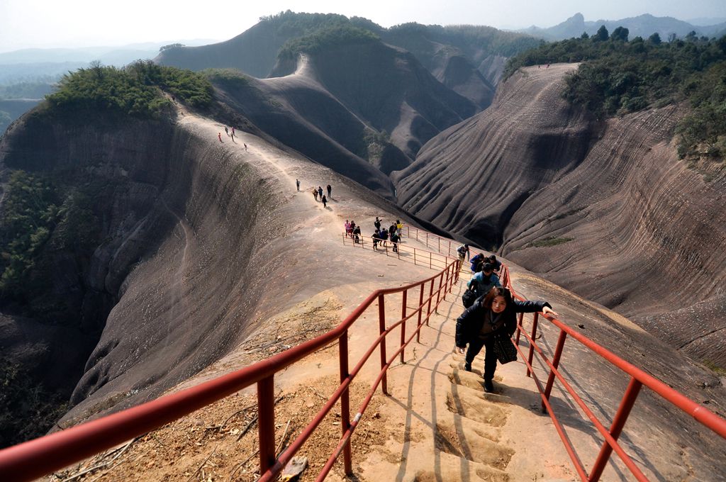 丹霞地貌郴州鹅公寨