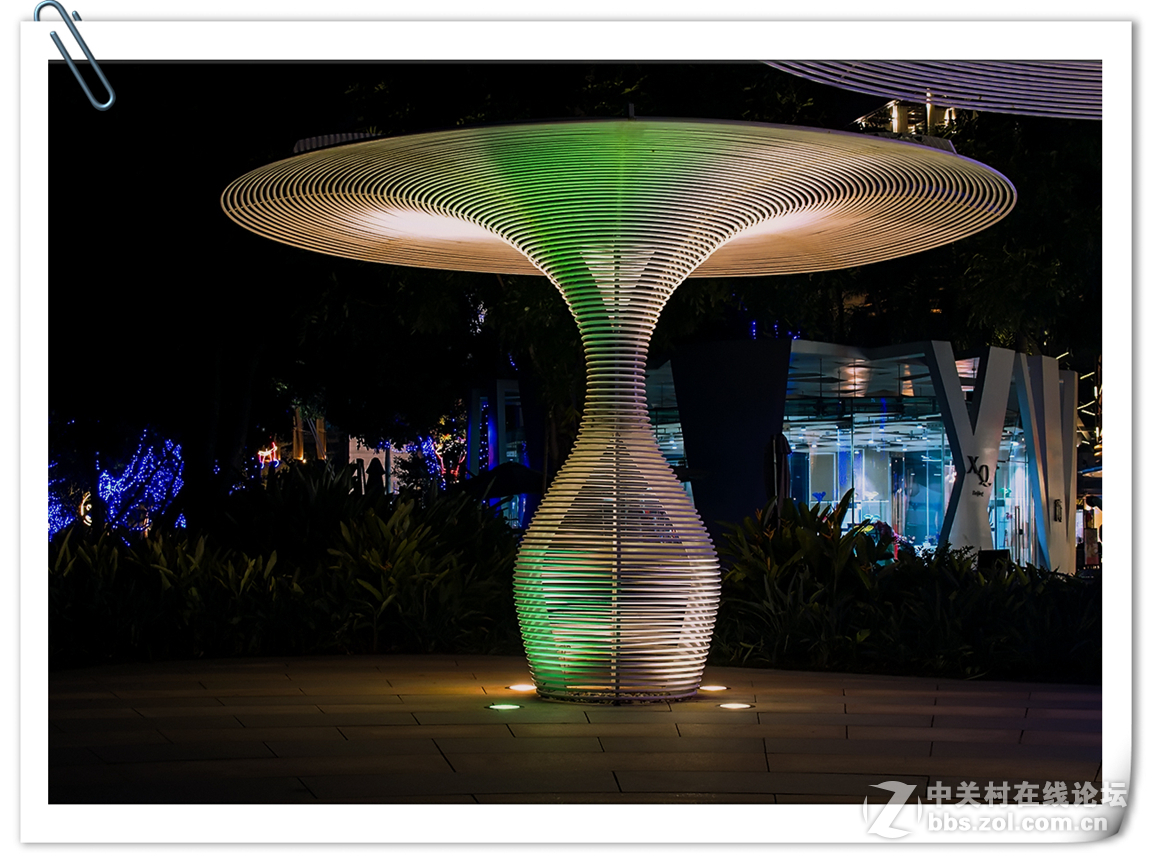 深圳欢乐海洋之多彩灯柱