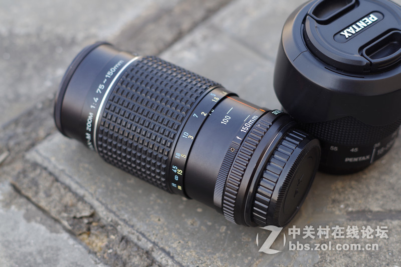 宾得小众原厂手动变焦老头M75-150 恒定F4