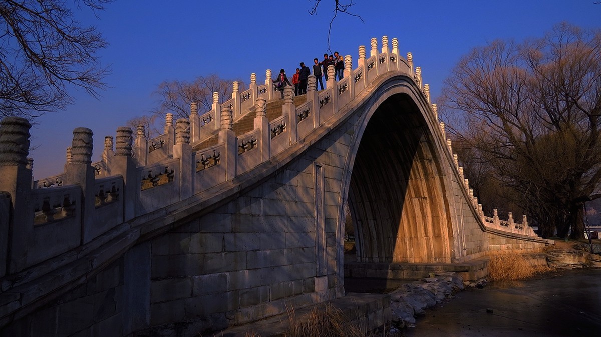 颐和园西堤风光