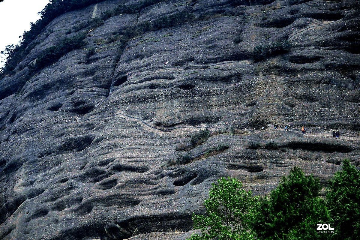 剑阁游14剑门关风景区梁山上的鸟道随拍