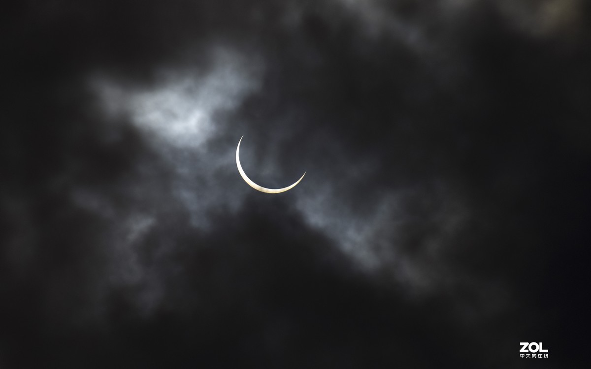 贵阳上空的日环食