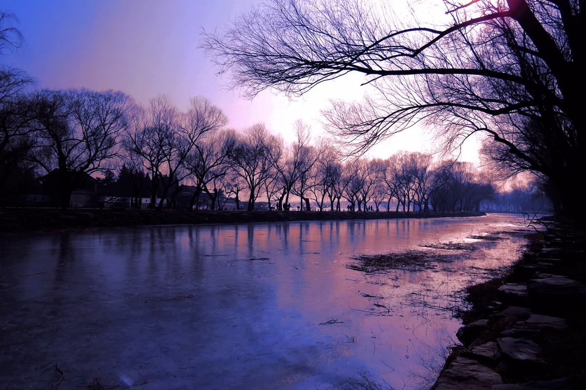 颐和园西堤风光