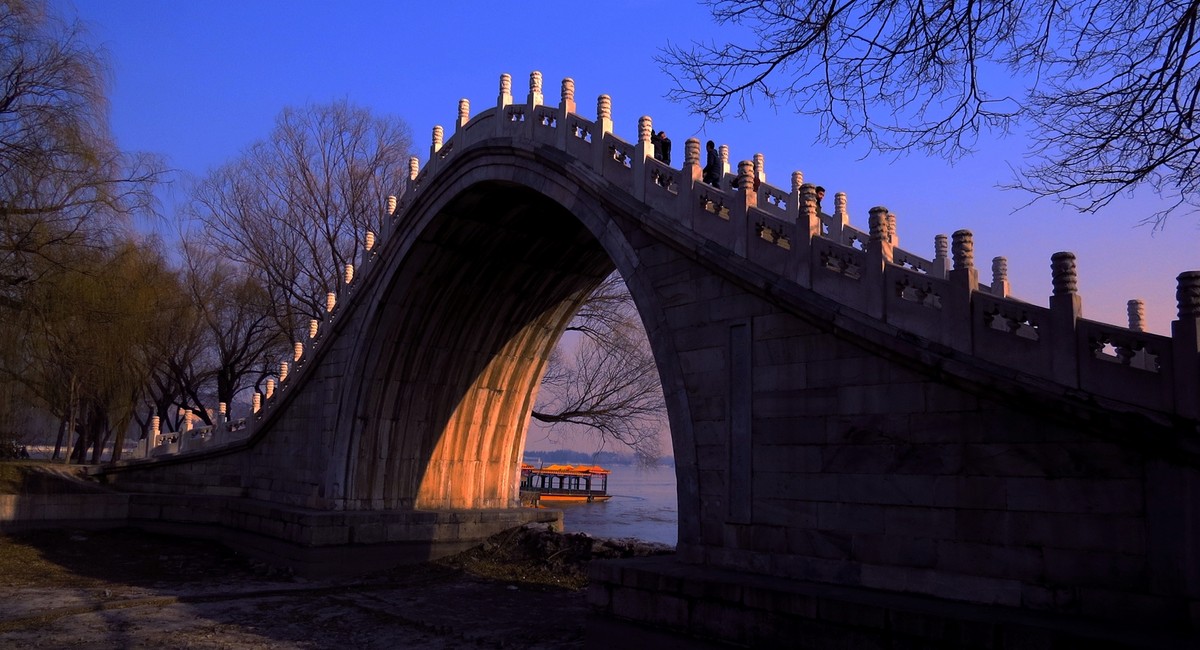 颐和园西堤风光