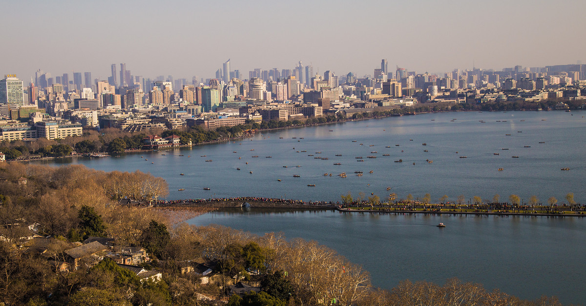 杭州西湖全景圖