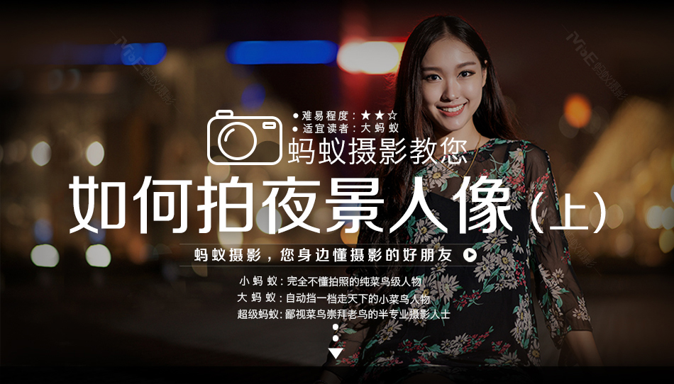 #佳能技术交流#（二）如何拍摄夜景人像 （上集）
