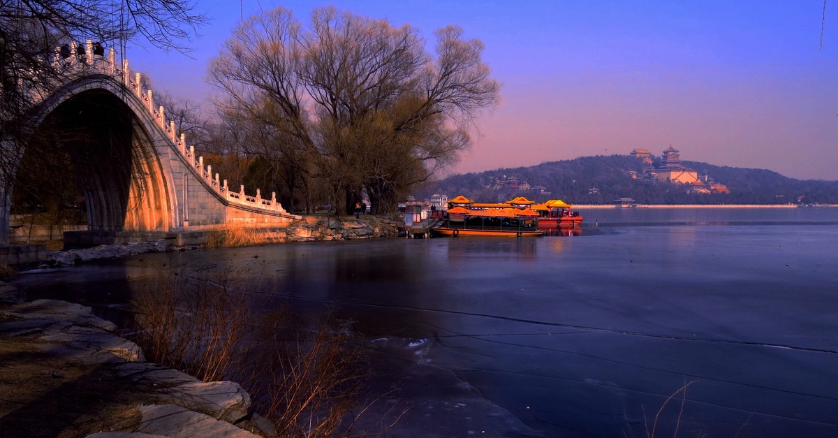 颐和园西堤风光