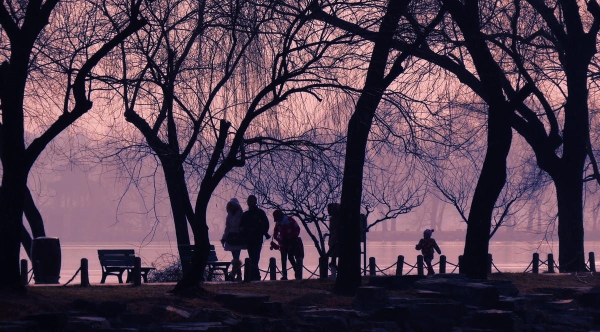 颐和园西堤风光