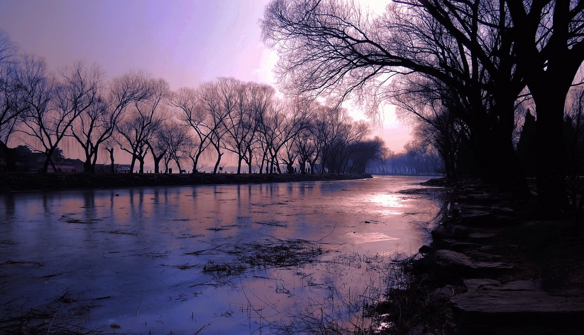 颐和园西堤风光