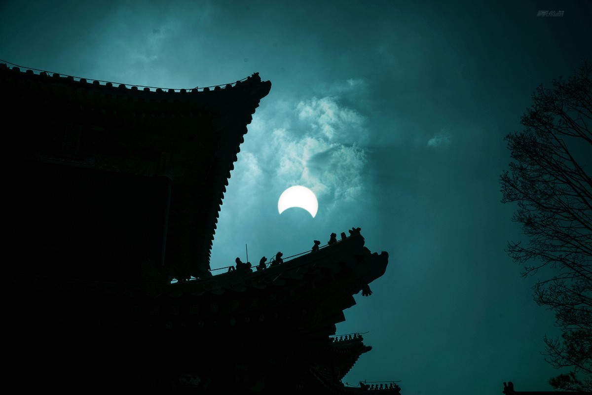 日偏食记录二次曝光