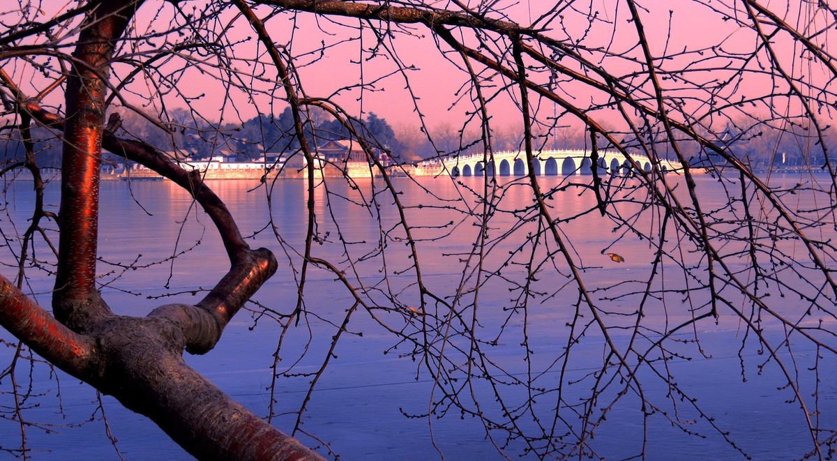 颐和园西堤风光