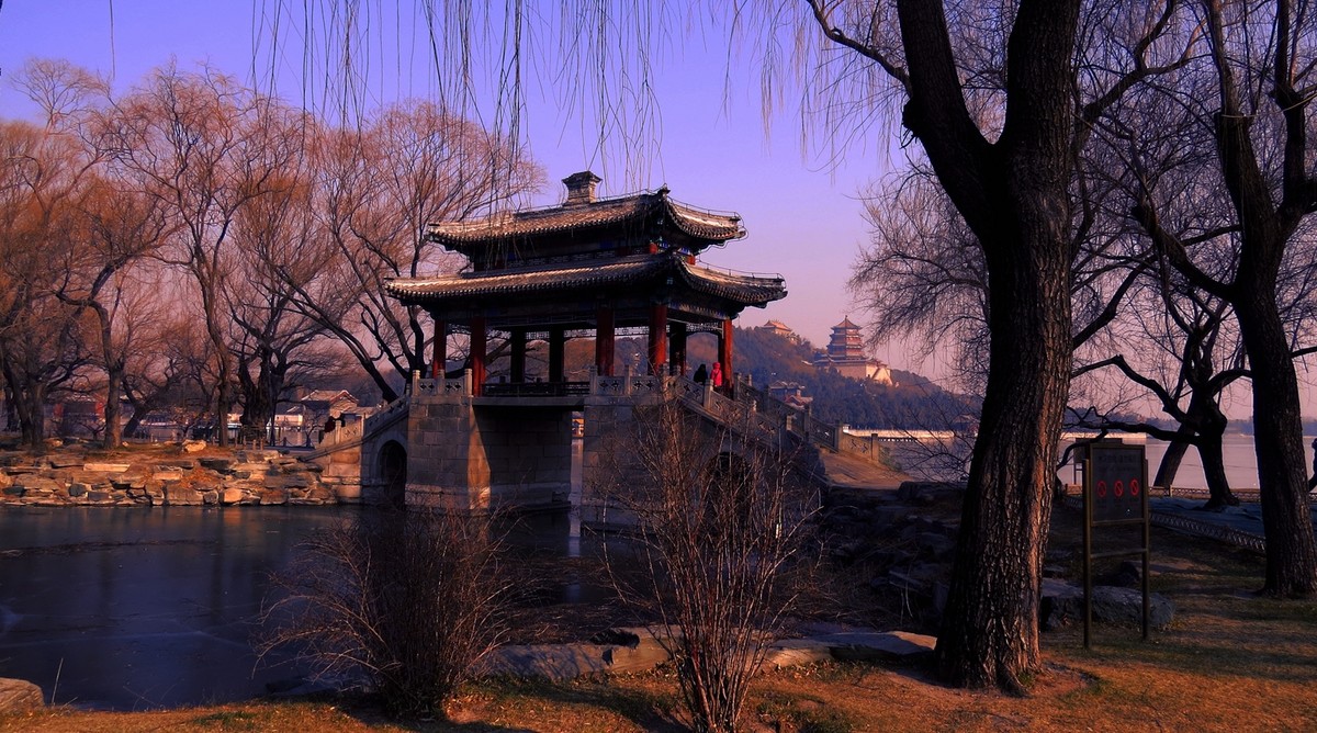 颐和园西堤风光