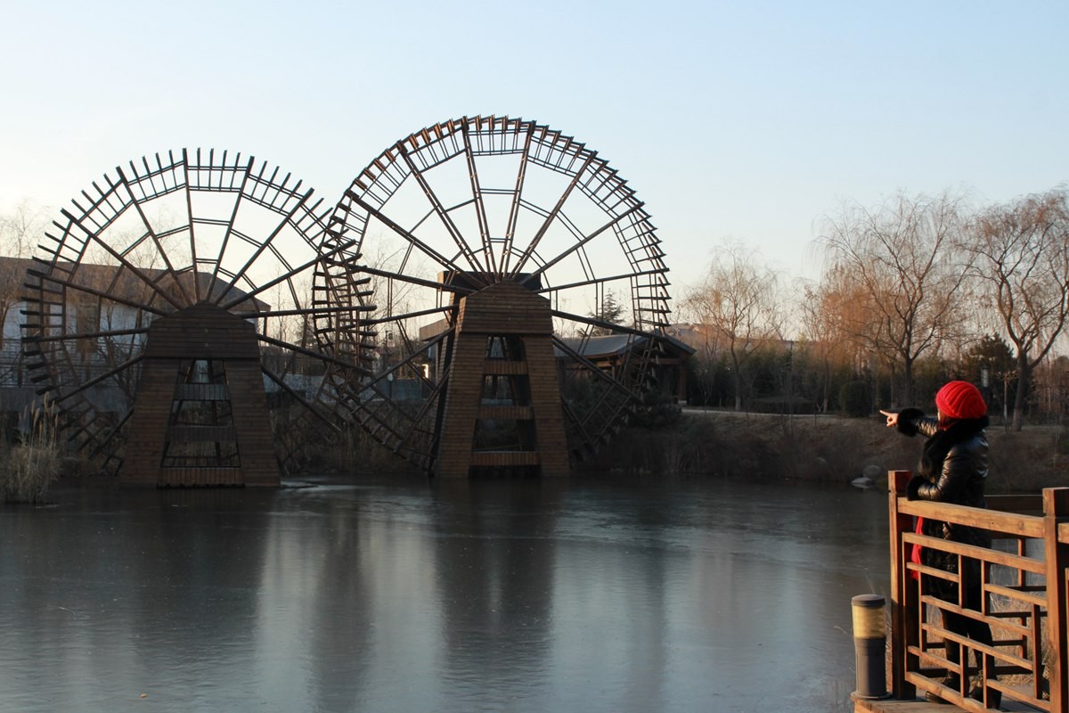 洹水湾冬天的景色2