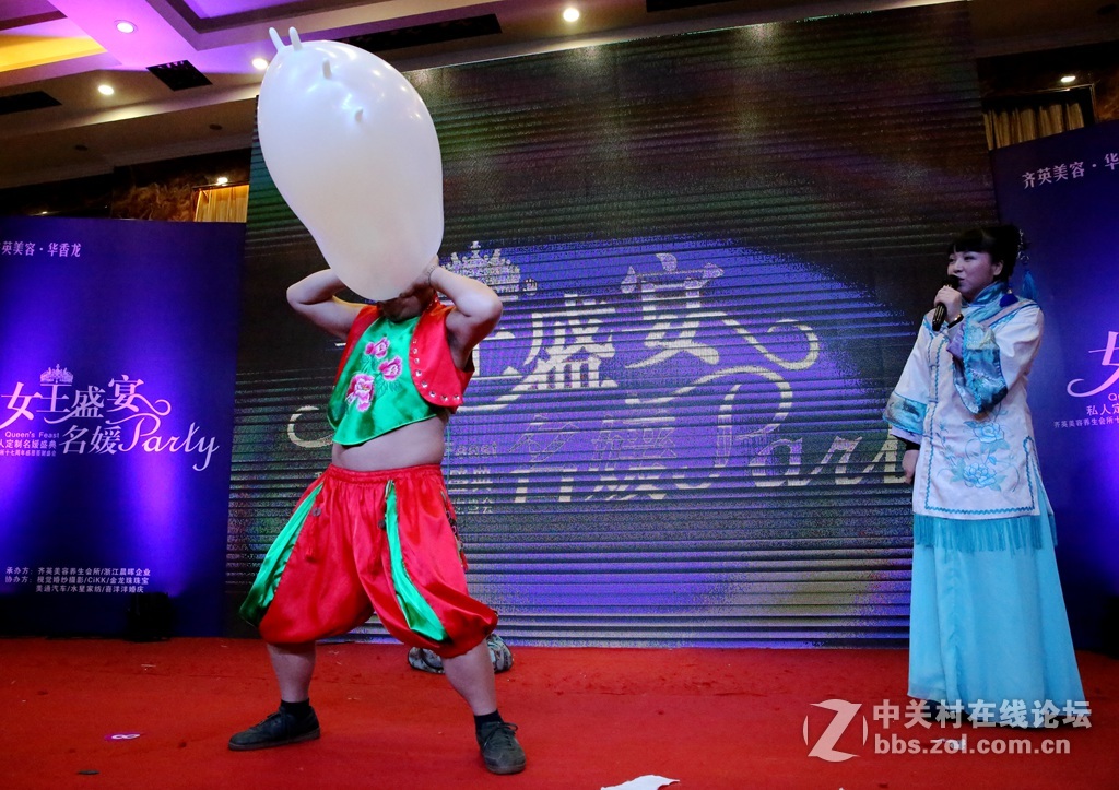 绝活二人转----鼻碎橡胶手套