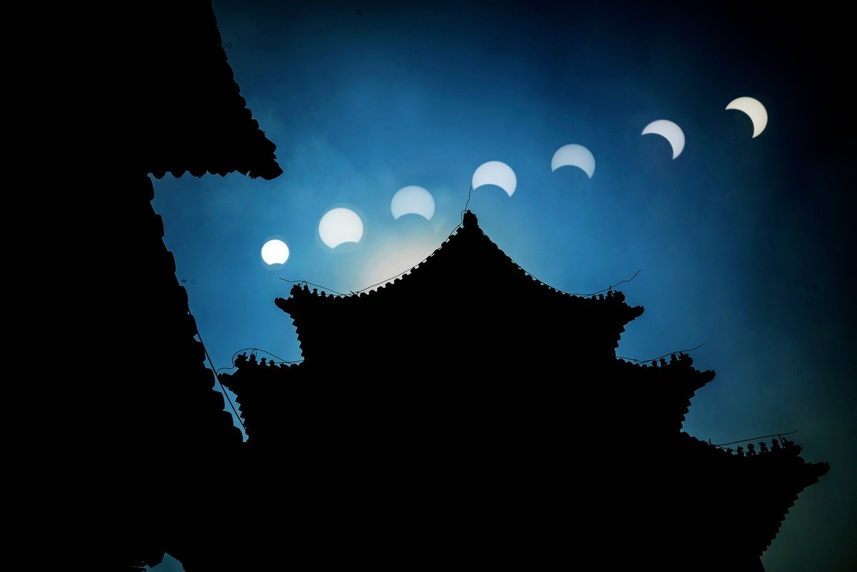 日偏食记录二次曝光