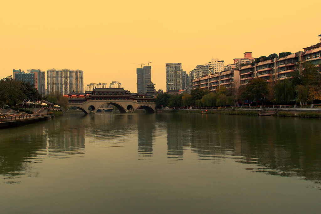 府南河一条流过成都市中心的河