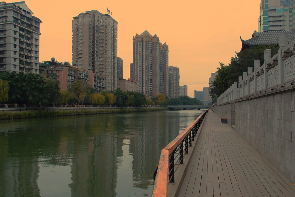 府南河一条流过成都市中心的河