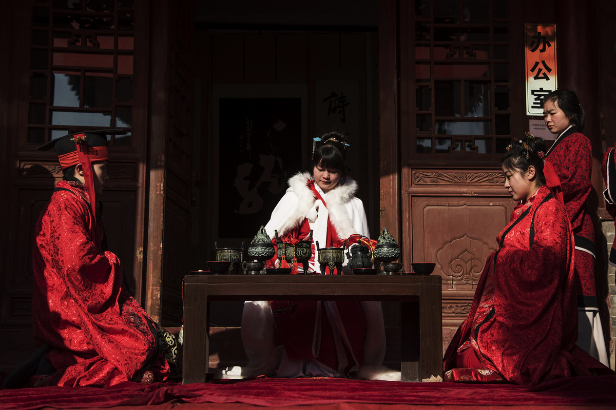 #寻找尼康镜头中最质朴的人文#   汉风--汉服礼仪