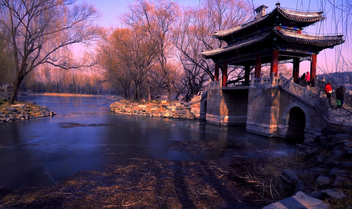 颐和园西堤风光