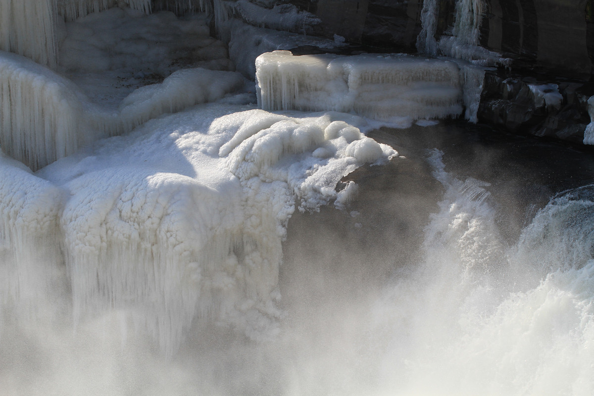 冬拍壶口——祝7D星空(中国)的老师、好友新年快乐！