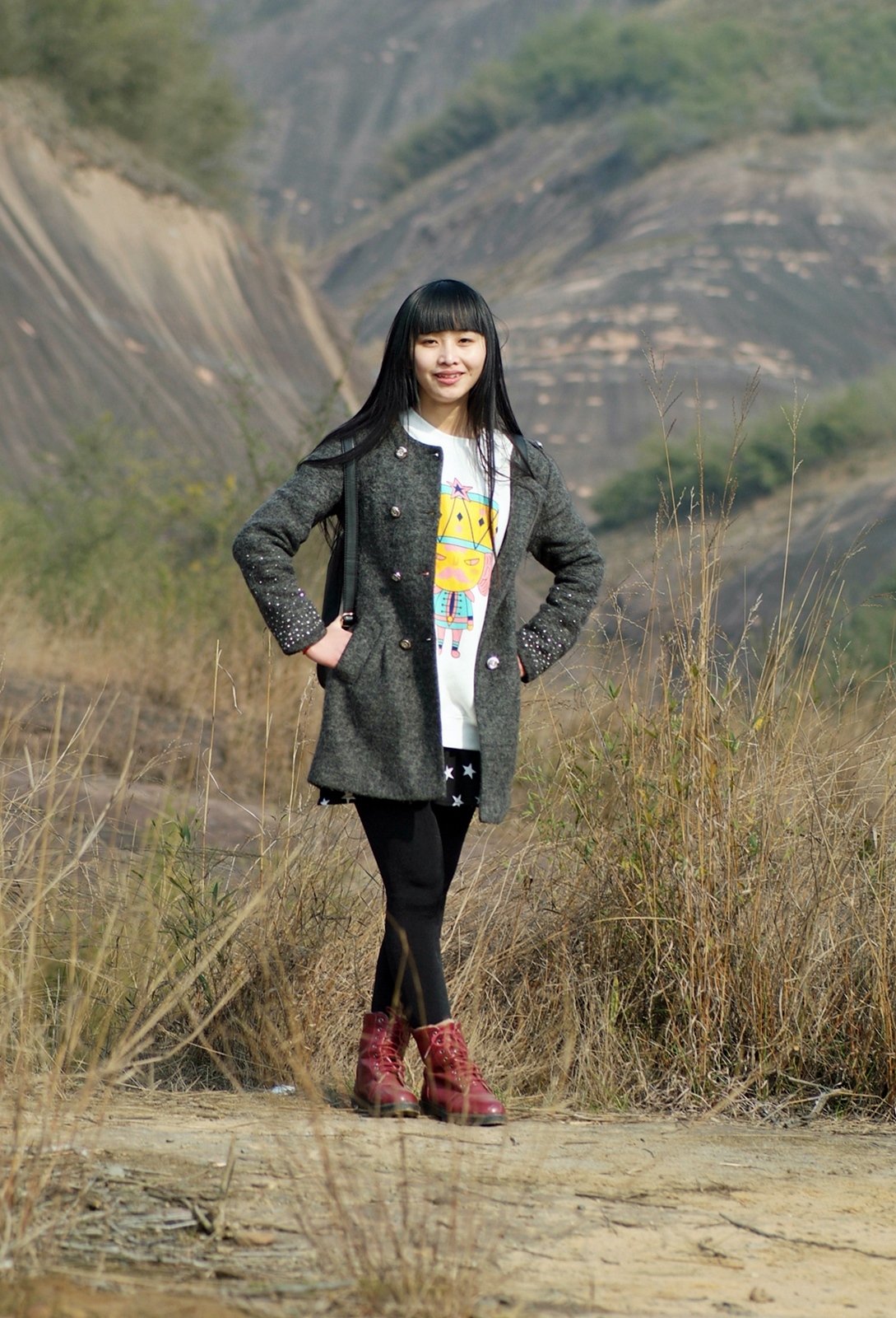 本科大一学生妹子游玩