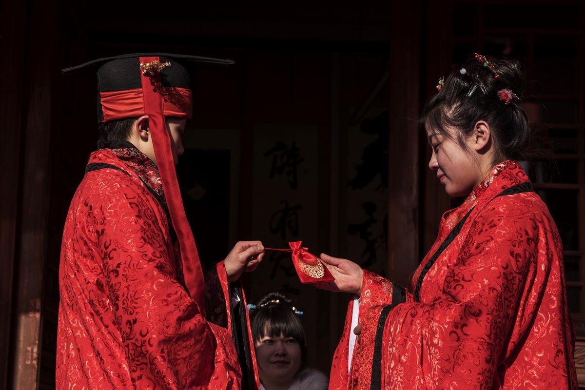 #寻找尼康镜头中最质朴的人文#   汉风--汉服礼仪