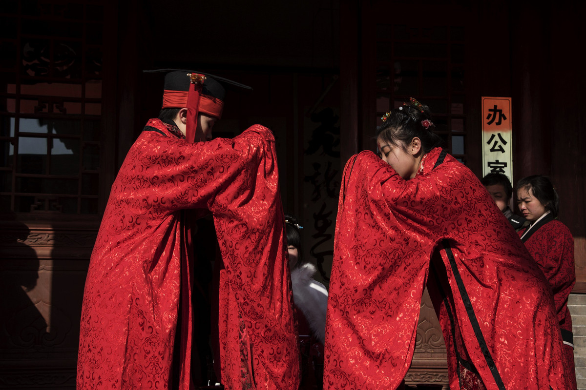 #寻找尼康镜头中最质朴的人文#   汉风--汉服礼仪