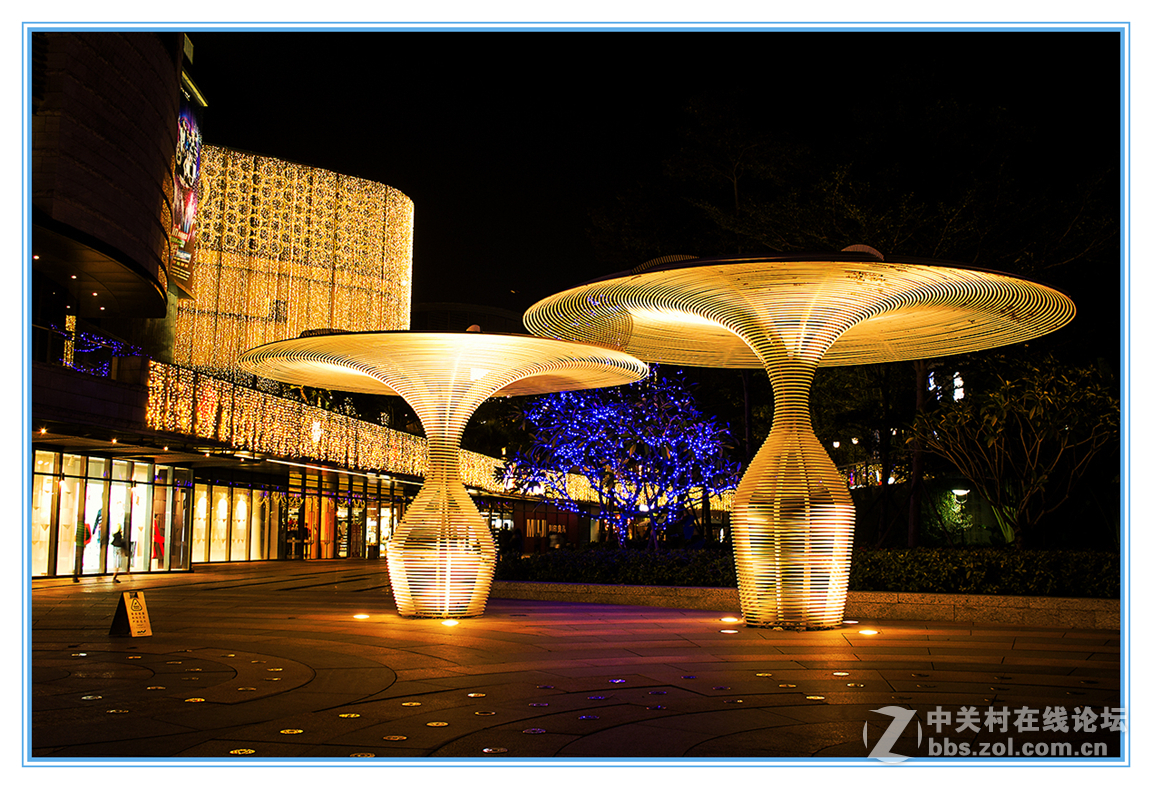 深圳欢乐海洋之多彩灯柱