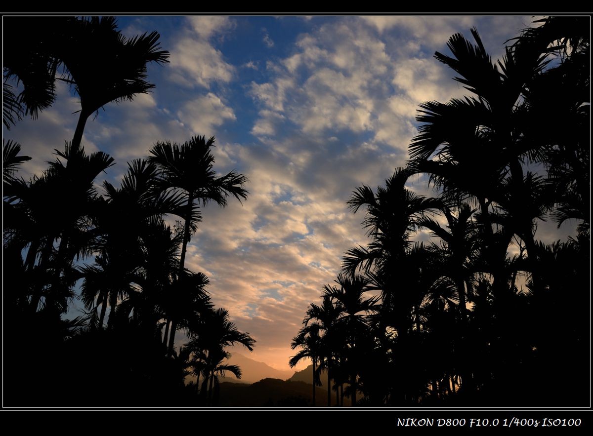 兴隆山上看夕阳