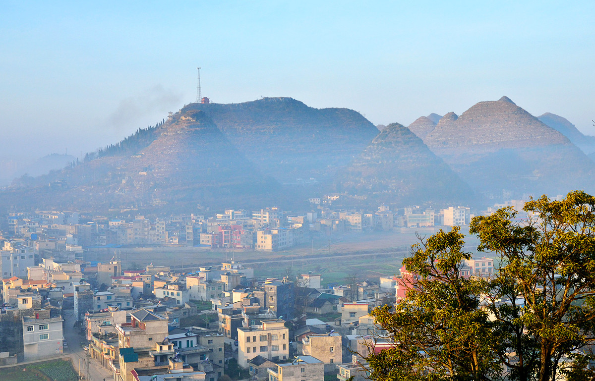 #寻找尼康镜头中的最美中国#家乡风景之《雾锁龙城》