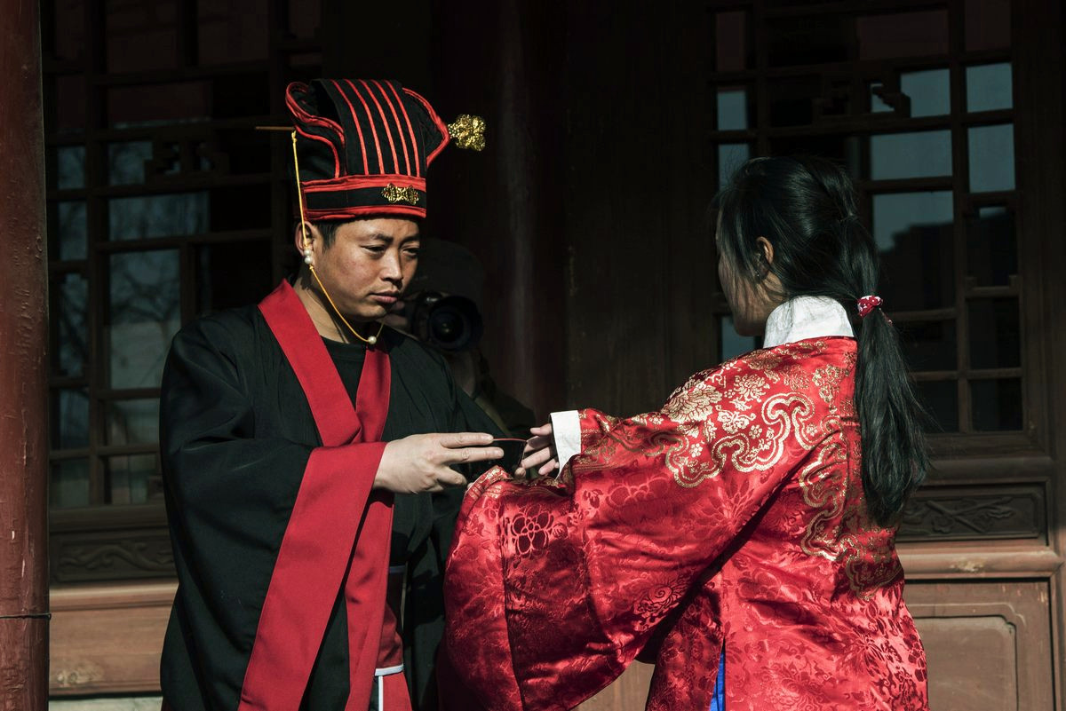 #寻找尼康镜头中最质朴的人文#   汉风--汉服礼仪