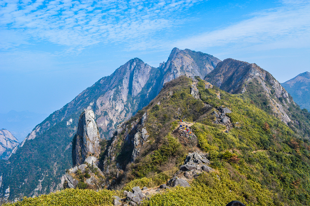 雁荡山百岗尖凌云尖雁湖尖三尖穿越之一