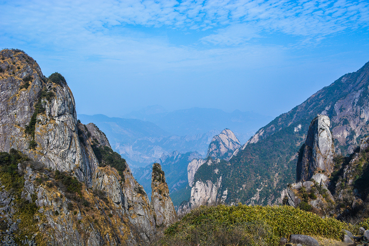雁荡山百岗尖凌云尖雁湖尖三尖穿越之一