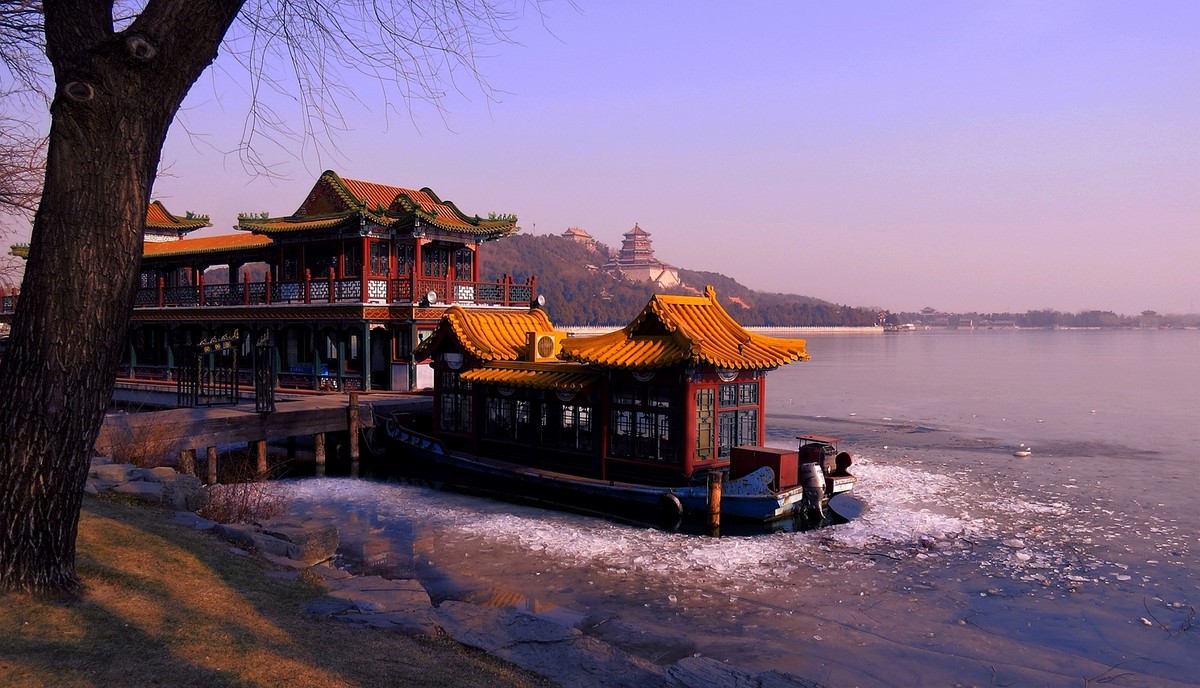 颐和园西堤风光
