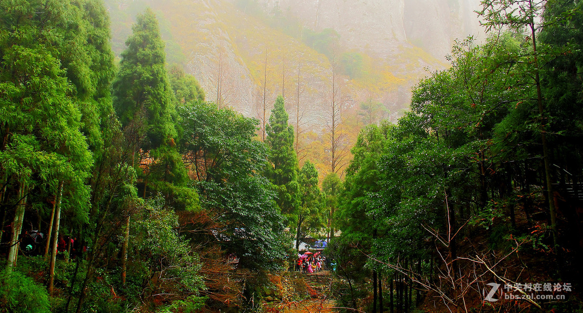 烟雨雁荡山之大龙湫2。