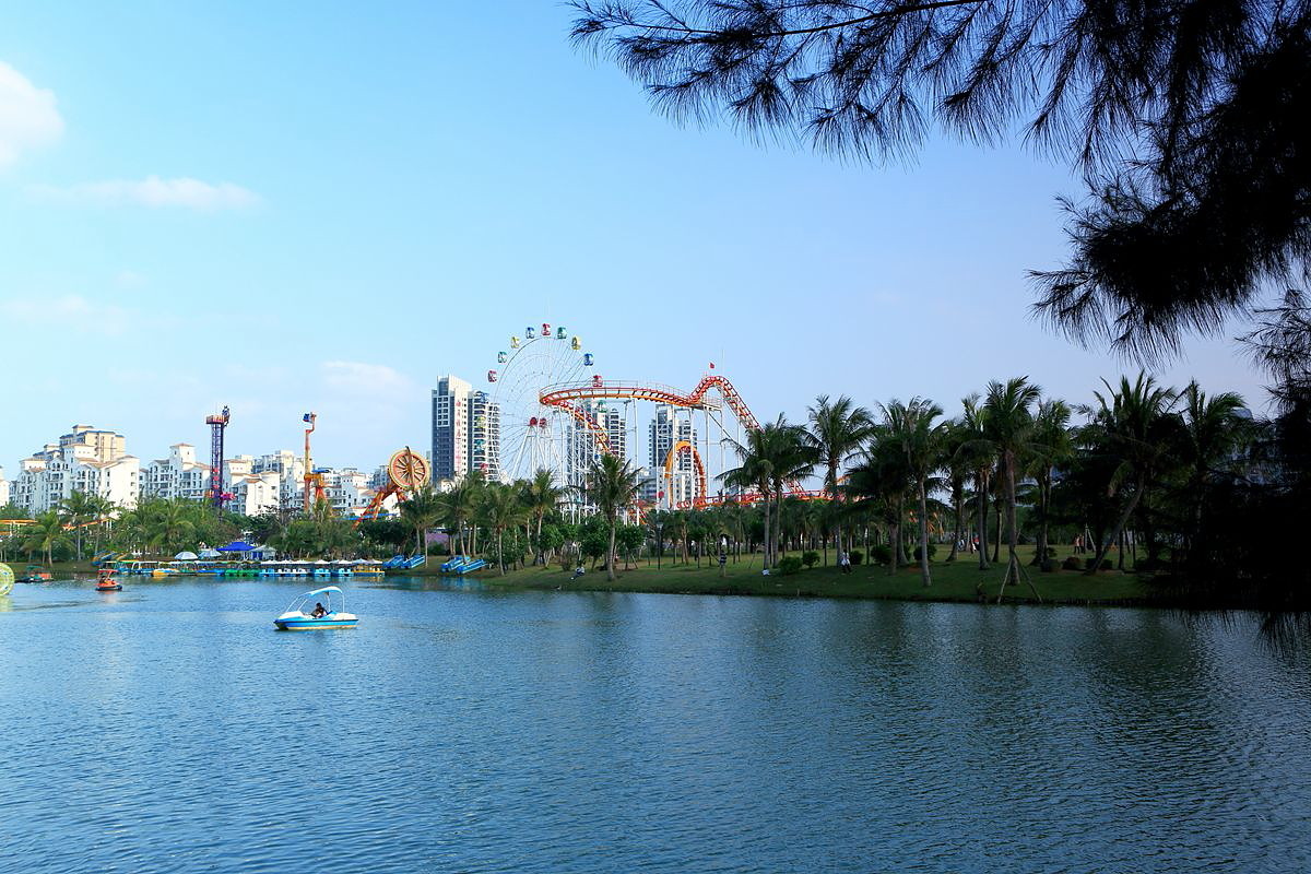 《秀美白沙湖》●海口