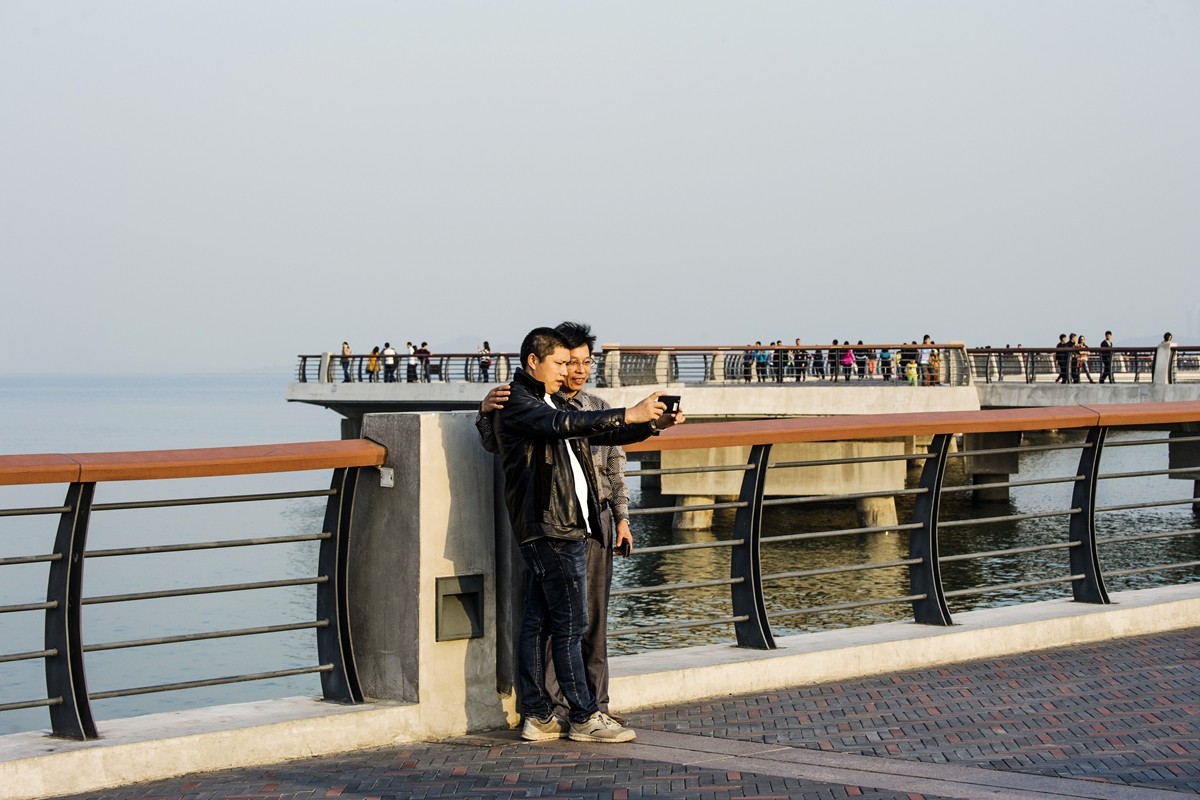 深圳湾观海栈桥一瞥