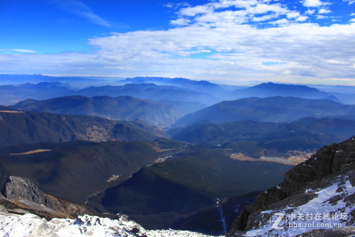 游玉龙雪山