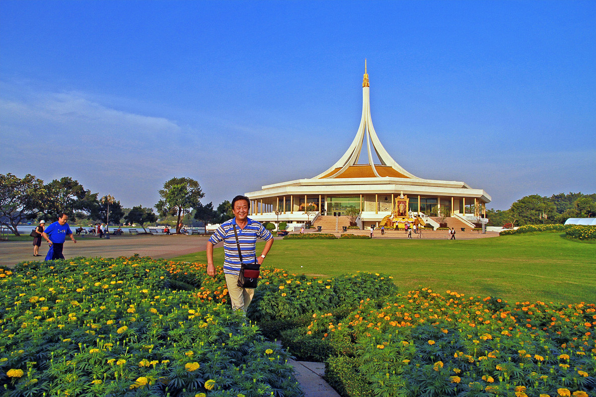 【携程攻略】曼谷九世皇御苑景点,据说九世王御园是泰国为庆祝拉玛九世国王的60寿辰而兴建的一座行宫，…