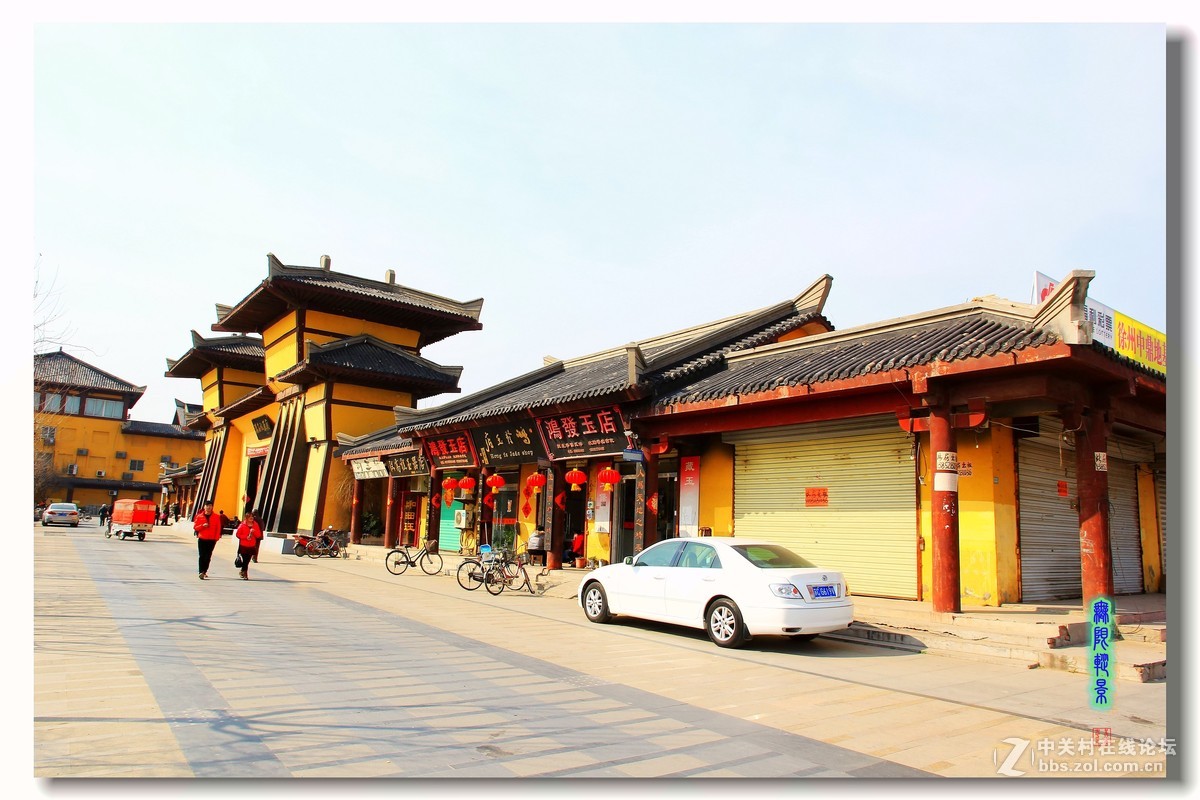 沛县汉街南门风景