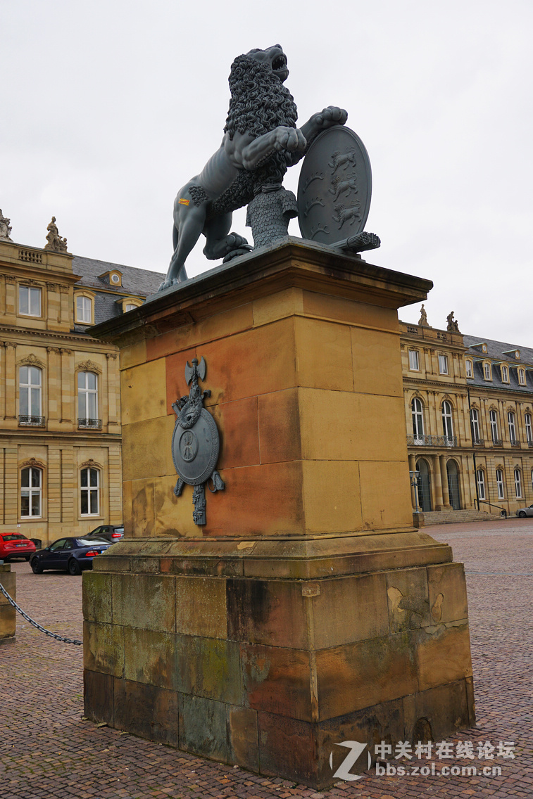 斯图加特街景及皇宫