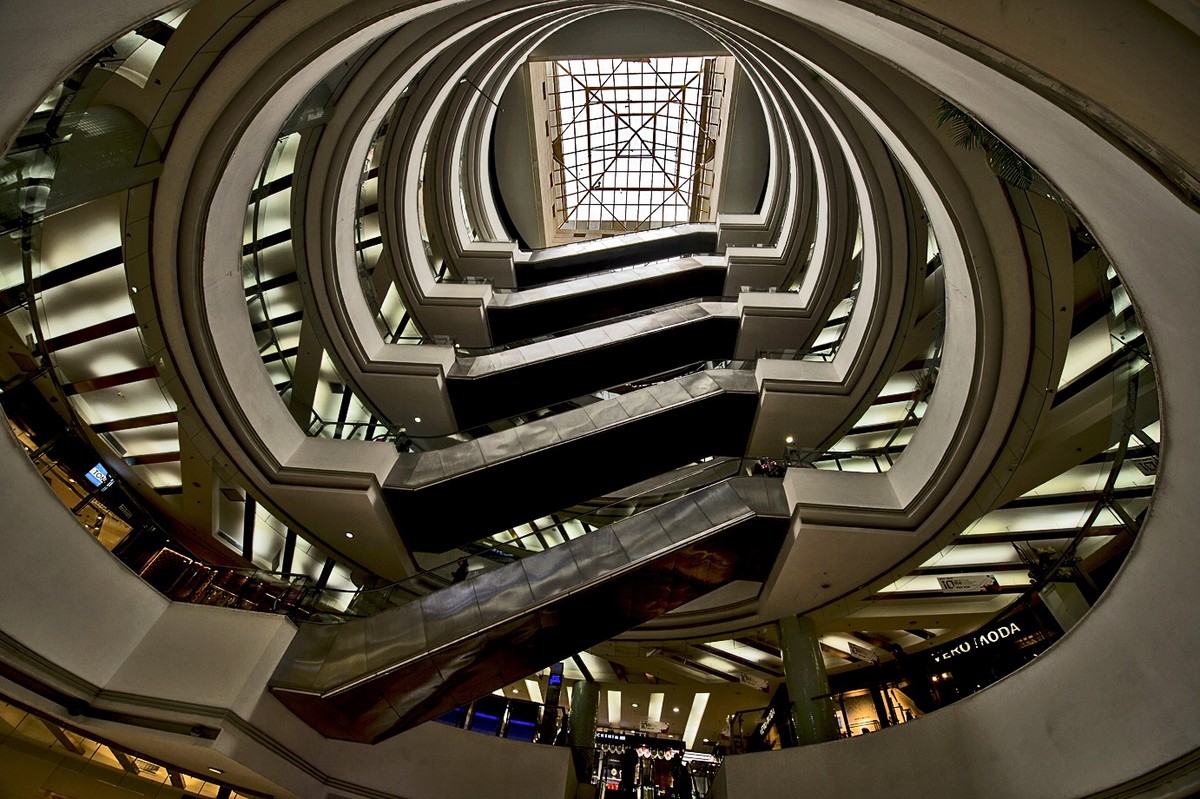 正佳广场内部拍摄