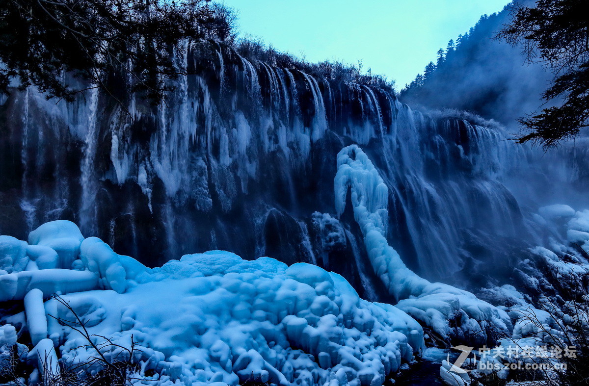 九寨沟的冬景  2