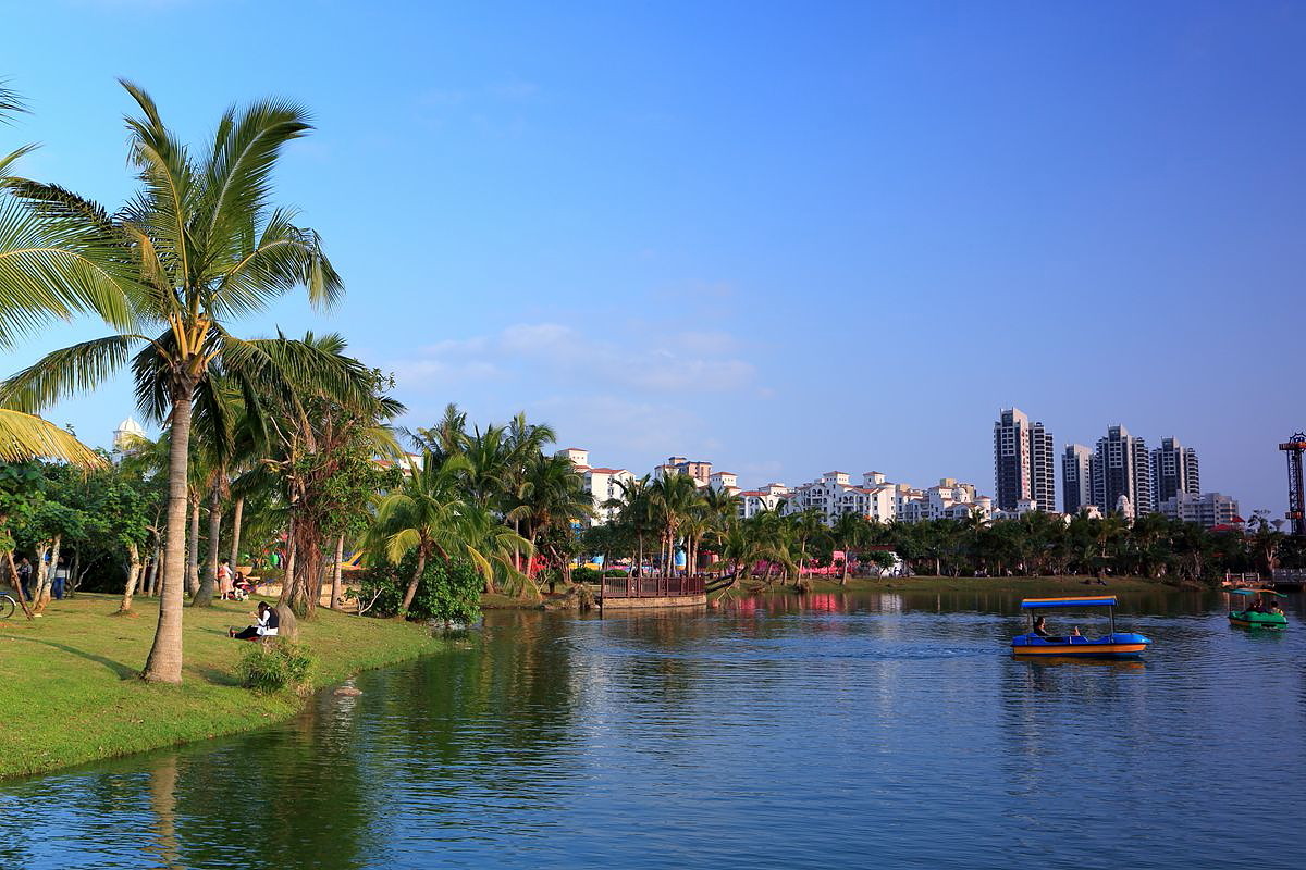 《秀美白沙湖》●海口